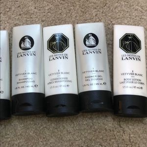 Lanvin, les notes de lanvin travel shower set